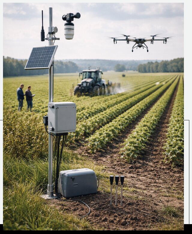 Разработка IoT мониторинга полей в Вичуге от 8635 р. | АвикейВчг